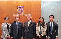 Members of CUHK and Southeast University pose for a group photo after the meeting